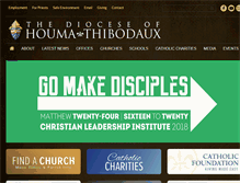 Tablet Screenshot of htdiocese.org